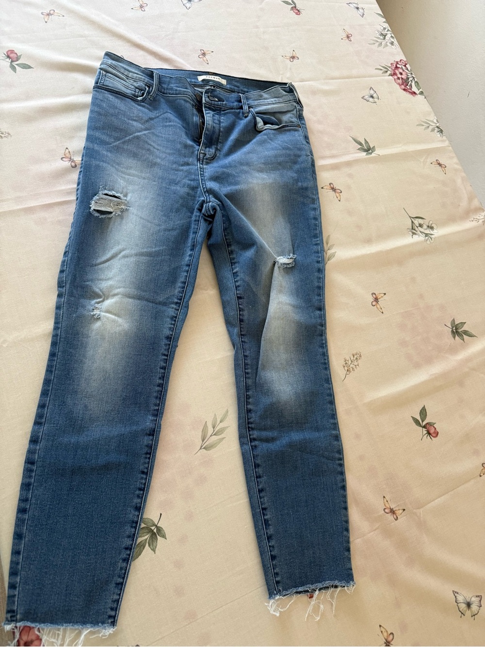 Pacsun - Women's Distressed Blue Denim Jeans